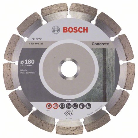 Timanttikatkaisulaikka Bosch PROFESSIONAL FOR CONCRETE; 180 mm
