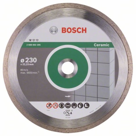 Timanttikatkaisulaikka Bosch PROFESSIONAL FOR CERAMIC; 230 mm