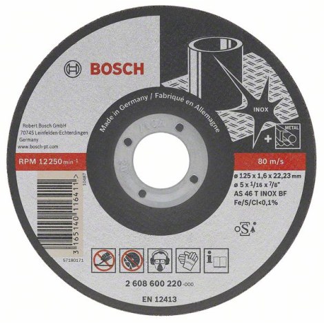 Hiova katkaisulaikka Bosch A60 W BF 41; 115x1 mm