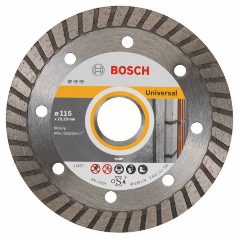 Timanttikatkaisulaikka Bosch PROFESSIONAL FOR UNIVERSAL TURBO; 115 mm