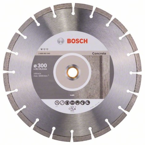 Timanttikatkaisulaikka Bosch PROFESSIONAL FOR CONCRETE; 300 mm