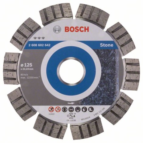 Timanttikatkaisulaikka Bosch BEST FOR STONE; 125 mm