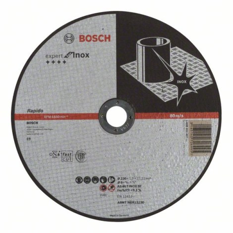 Hiova katkaisulaikka Bosch; 230x1,9 mm metalille