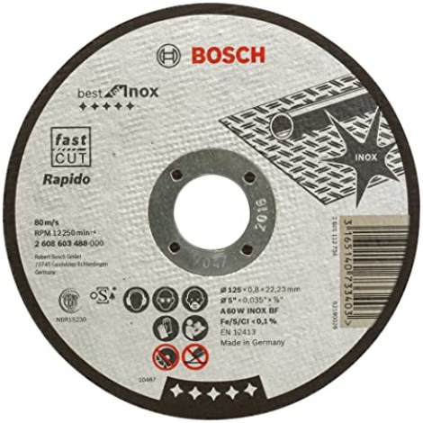 Hiova katkaisulaikka Bosch A60WBF; 125x0,8 mm