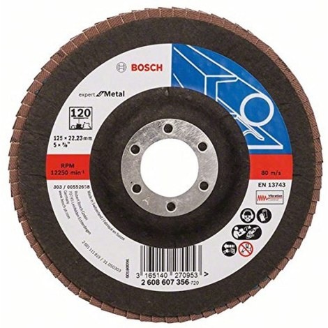 Lamellihiomalaikka  Bosch; Ø125 mm; K120