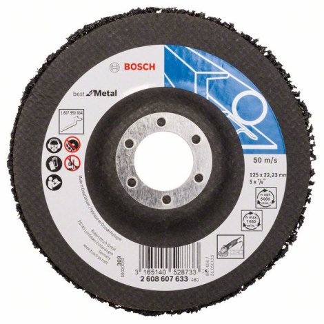 Puhdistuskarhunkieli Bosch Best for Inox; 125 mm; 1 kpl.