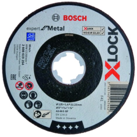 Hiomalaikka Bosch Expert for Metal; Ø125x1,6 mm