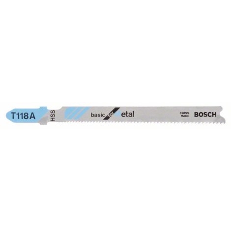 Pistosahanterä Bosch T 118 A; 25 kpl.