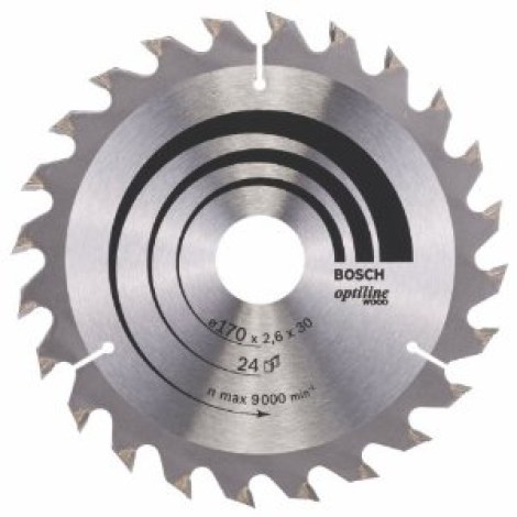 Katkaisuterä puulle Bosch; OPTILINE WOOD; Ø170 mm