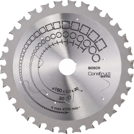 Katkaisulaikka metalli Bosch; CONSTRUCT METAL; Ø160 mm