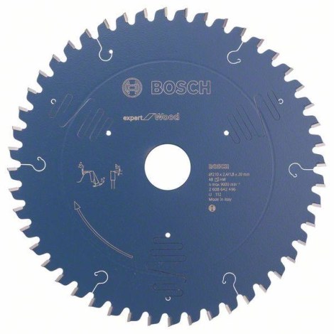 Katkaisulaikka Bosch Expert for Wood 2608642496; 210x30 mm; Z48