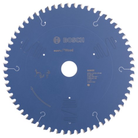 Katkaisuterä puulle Bosch Expert for Wood 2608642498; 250x30x2,4 mm