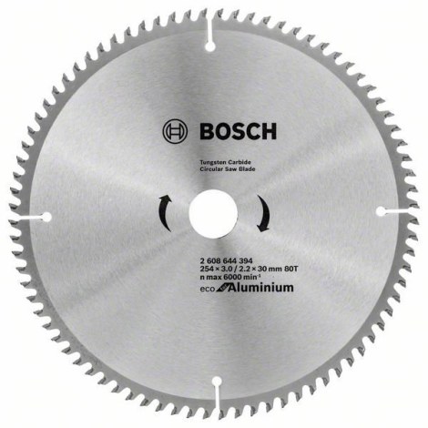 Katkaisulaikka Bosch Eco for Aluminium 2608644395; 254x30 mm; Z96