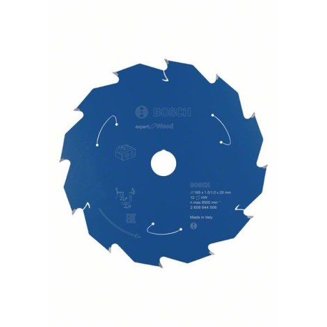 Katkaisuterä puulle Bosch Expert for Wood 2608644506; 165 mm