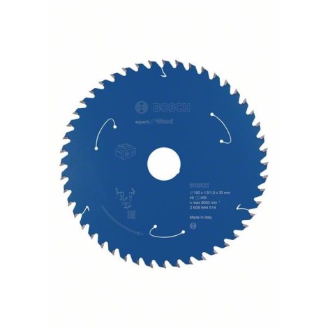 Katkaisuterä puulle Bosch Expert for Wood 2608644514; 190 mm