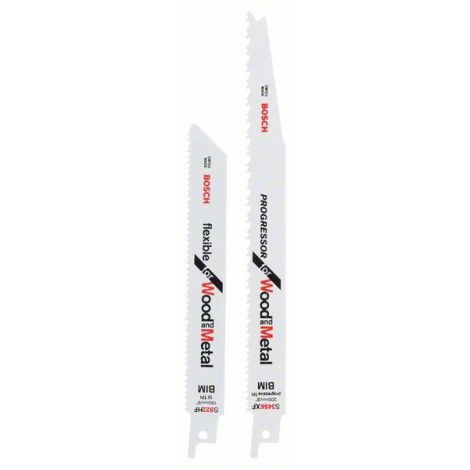 Pistosahanteräsetti Bosch S922HF; S3456XF; 2 kpl.