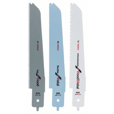 Teräsetti sahalle Bosch PFZ 500 E; 3 kpl.