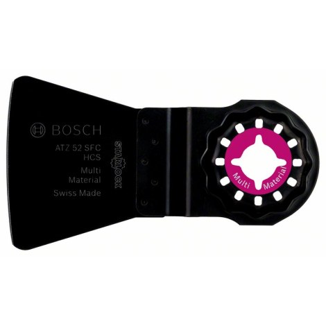 Joustava kaavin pehmeiden maton sideainejämien, maalijämien ja silikoniliitosten poistamiseen Bosch ATZ 52 SFC