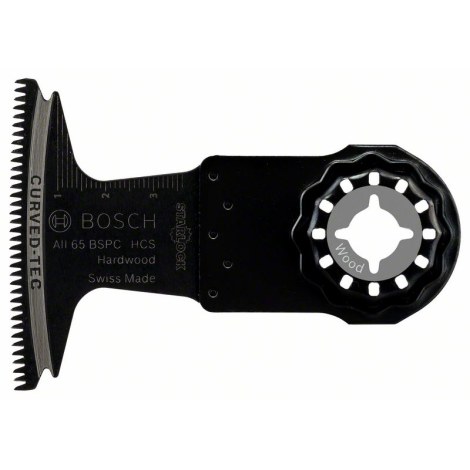 Tarkkuusleikkuuterä Bosch AIZ 65 BSC HCS; 65x40 mm; 5 kpl.