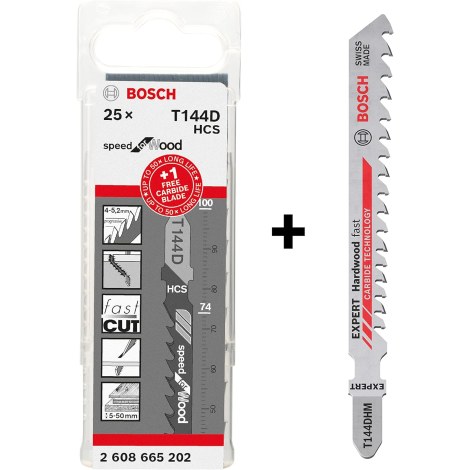 Sahaterä setti Bosch 2608665202; 26 kpl.