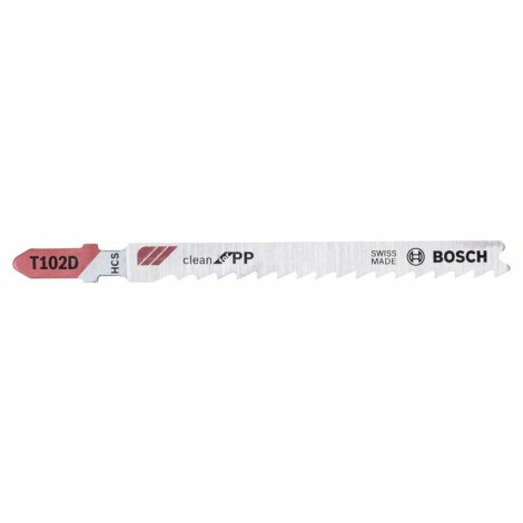Pistosahanterä Bosch T-102 D; 5 kpl.