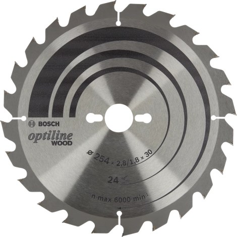 Katkaisulaikka Bosch 2608838412; 254x30 mm; Z24