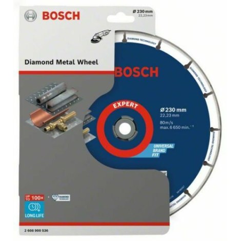 Timanttikatkaisulaikka Bosch Metal 2608900536; 230x22,23 mm