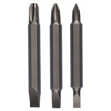 Kaksipuolinen ruuvinvääntimen terä Bosch 2609255959; S0,6x4,5-PH1; S0,8x5,5-PH2; S1,2x6,5-PH3; 1/4''; 60 mm; 3