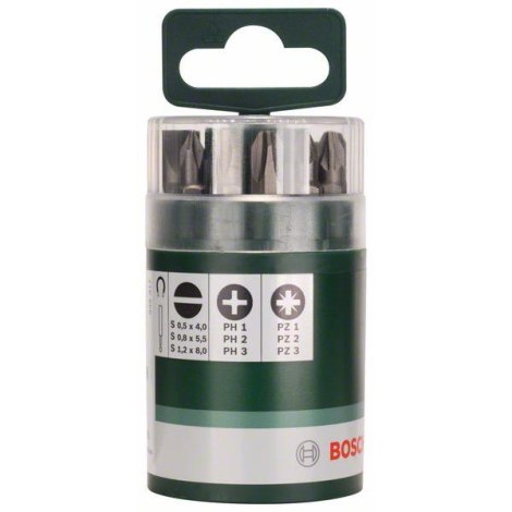 Tarvikesarja Bosch 2609255975; 1/4''; 25 mm; 10 kpl.