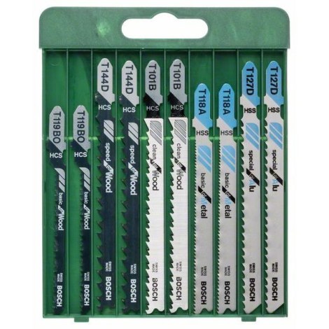 Sahaterä setti Bosch 2609256746; 10 kpl.