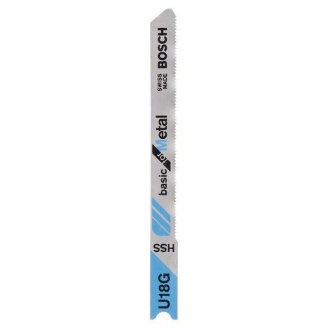 Pistosahanterä Bosch U 18 G; 70 mm; 2 kpl.