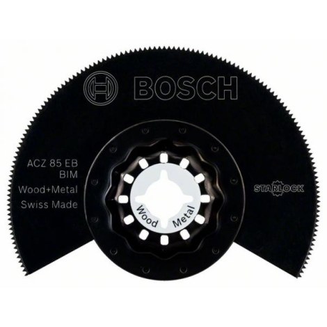 Puolipyöreä segmenttisahanterä Bosch 2609256943; 85 mm