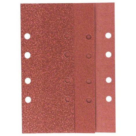 Hiomapaperi Bosch 2609256B00; 93x230 mm; K60/K120/K180; 10 kpl.
