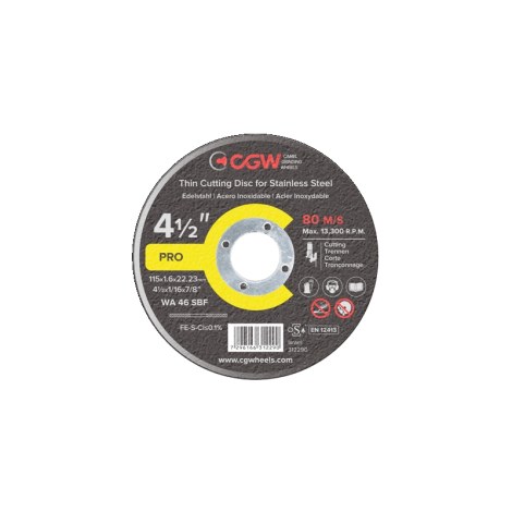 Katkaisulaikka metalli CGW; 230x2,0x22,23 mm; WA 36 SBF INOX