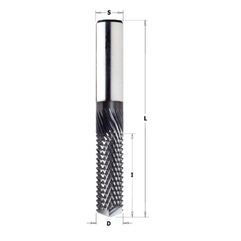 SOLID CARBIDE BIT FOR COMPOSITE D=8x25x63 RH (DRILL POINT)