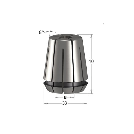 Holkki CMT 184.040.00H, D=4mm HP