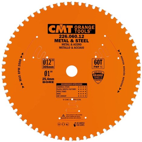 Katkaisulaikka metalli CMT 226; 305x2,2x25,4; Z60; 0°