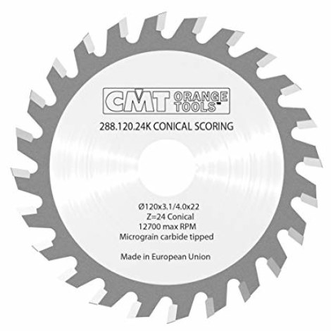 Säädettävä etusaha CMT 288; 120x3,1-4x22; Z24; 5°