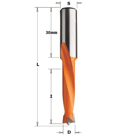 Puuporanterä CMT; S=10x40 mm; D=2x12 mm