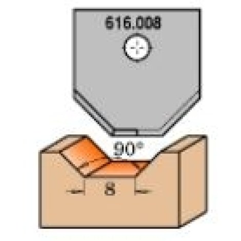Profiiliveitset leikkuupäihin CMT 665.008; 1 kpl.