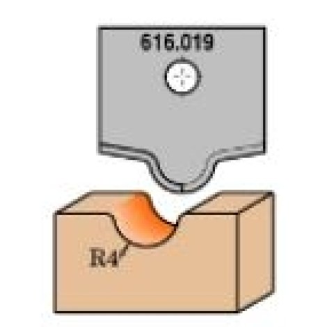 Profiiliveitset leikkuupäihin CMT 665.019; 1 kpl.