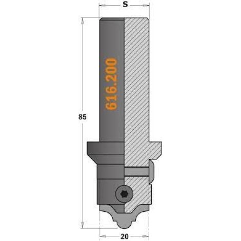 Saranapora CMT 616.120; S=12 mm