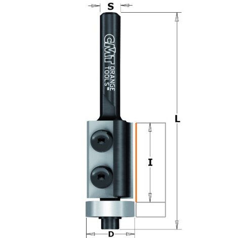 Kopiojyrsin CMT; S=6 mm; D=19 mm