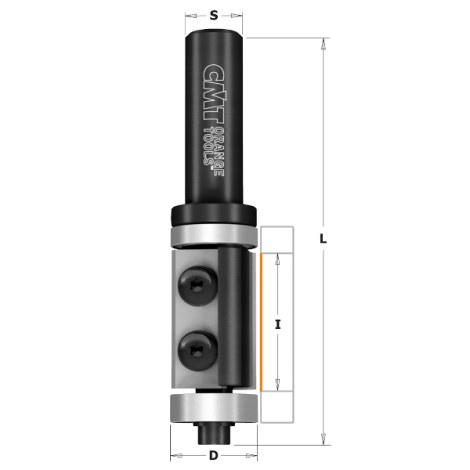 Kopiojyrsin CMT; S=12 mm; D=19 mm; laakereilla