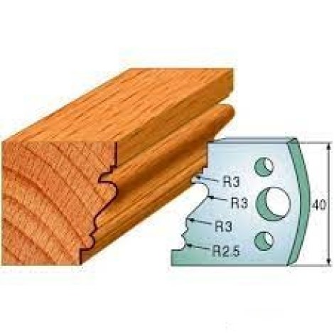 Rajoittimet profiiliveitsille CMT 691.122; 2 kpl.