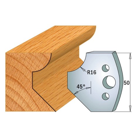 Rajoittimet profiiliveitsille CMT 691.569; 2 kpl.