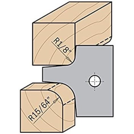 Profiiliveitset leikkuupäihin CMT 695.003.03; 2 kpl.