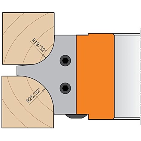 Profiiliveitset leikkuupäihin CMT 695.004.15; 2 kpl.