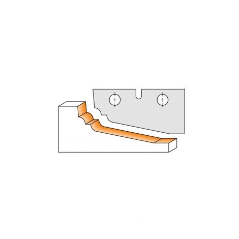 Profiiliveitset leikkuupäihin CMT 695.012D; 2 kpl.