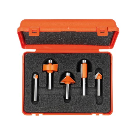 5-PIECE PROFILE BIT SET HW S=6 RH